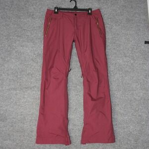 Burton Dryride Snowboard Pants Womens M Burgundy Ski Winter Outdoor Thermolite